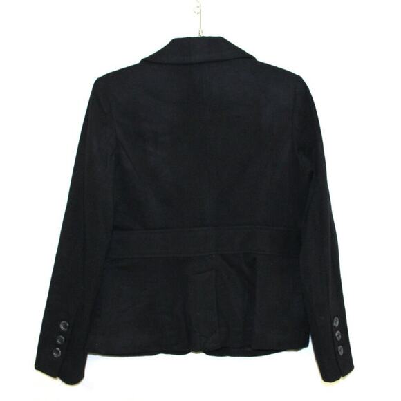 Women 8 Eddie Bauer Wool Jacket Blazer 3 Button Shawl Collar Brown or Black NWT - Picture 5 of 7